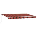 vidaXL Auvent Rétractable Multicolore 350 x 200 cm