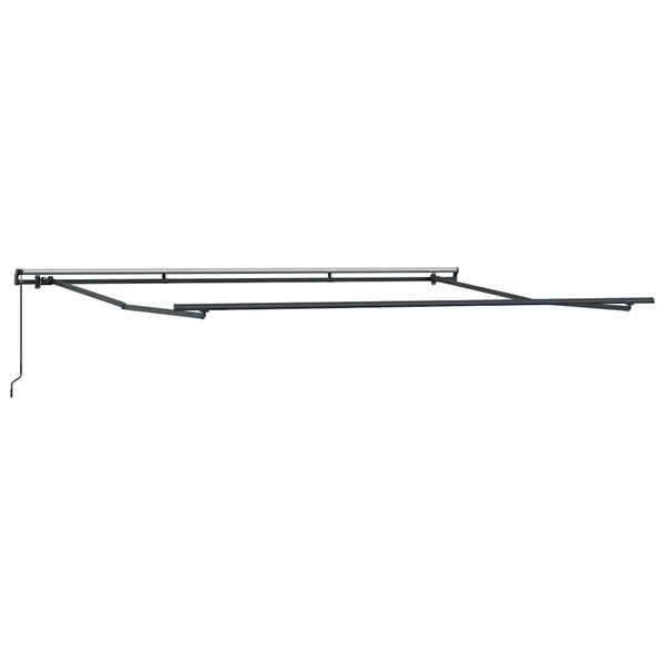 vidaXL Auvent Anthracite 4.5 x 2.5 m Métal