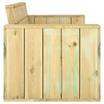 vidaXL Salon de jardin 4 Pièces Bois massif de pin imprégné