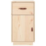 vidaXL Armoire de bureau 40x50x75 cm Bois massif de pin