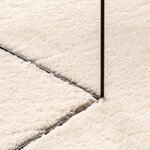 vidaXL Tapis HUARTE à poils courts doux et lavable beige Ø 160 cm
