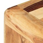 vidaXL Table d'appoint 43x40x30 cm Bois d'acacia massif