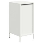 vidaXL Buffet blanc 35x39x73 5 cm acier laminé à froid