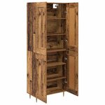 vidaXL Haut Armoire Bois Ancien 69 5 x 34 x 180 cm Bois d'ingénierie
