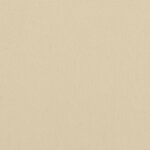 vidaXL Coussins de chaise à dossier bas lot de 2 beige tissu oxford