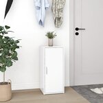 vidaXL Armoire à chaussures Blanc 32x35x70 cm Bois d’ingénierie