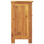 vidaXL Armoire de jardin 75x35x70 cm bois massif d'acacia
