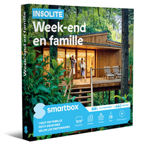 SMARTBOX - Coffret Cadeau Insolite Week-end en famille -  Séjour