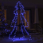 vidaXL Arbre de Noël cône 200 LED d'intérieur/d'extérieur 98x150 cm