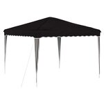 vidaXL Tente de fête pop-up 288 x 288 x 245 cm Noir Tissu Oxford