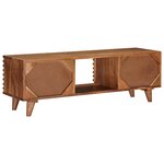 vidaXL Meuble TV avec stockage avec porte Naturel 105 x 30 x 35 cm