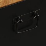 vidaXL Banc de rangement avec 3 tiroirs Bois de manguier 120x30x40 cm