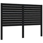 vidaXL Cadre de lit sans matelas noir 140x190 cm bois de pin massif