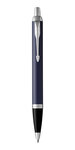 PARKER IM Stylo bille  bleu mat  recharge bleue pointe moyenne  Coffret cadeau