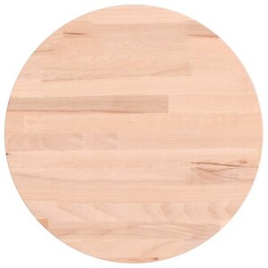 vidaXL Dessus de table Ø30x1 5 cm rond bois massif de hêtre