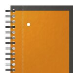 NOTEBOOK A4+ spiralé 160 pages petits carreaux gris OXFORD