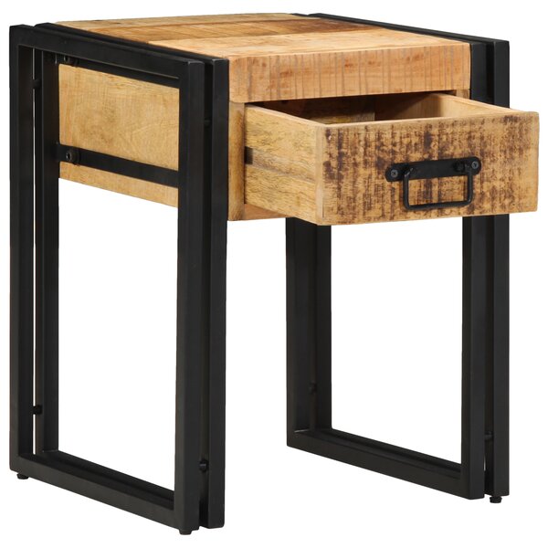 Table d'appoint vidaXL 40x40x50 cm en bois de manguier massif