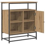vidaXL Buffet chêne artisanal 69 x 35 x 80 cm Bois d'ingénierie