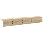 vidaXL Porte-manteau mural Chêne sonoma 80 x 10.5 x 10.5 cm