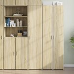 vidaXL Buffet haut chêne sonoma 40x42 5x185 cm bois d'ingénierie