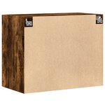 vidaXL Armoire murale chêne fumé 80x42 5x64 cm bois d'ingénierie
