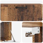 vidaXL Meuble TV mural Bois ancien 98 x 31 x 30 cm Bois d'ingénierie