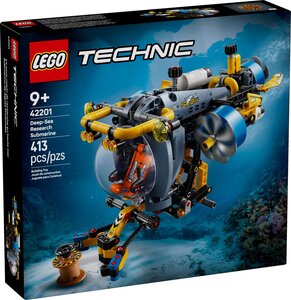 LEGO Technic - Sous-marin de recherche en haute mer (42201) pour les jeunes explorateurs