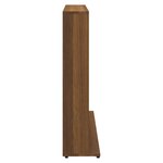 vidaXL Armoire à CD Chêne marron 102x23x89 5 cm Bois d'ingénierie