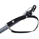 vidaXL Remorque de vélo gris et orange 65 kg