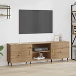 vidaXL Meuble TV chêne artisanal 150 x 30 x 50 cm Bois d'ingénierie