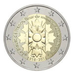 2 euros commémorative France 2018 - Le Bleuet.