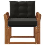 vidaXL 2 Pièce Canapé d’extérieur Bois d'Acacia Massif Naturel
