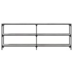 vidaXL Table console sonoma gris 200x29x75 cm bois d'ingénierie