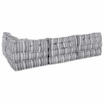 vidaXL Coussin 4 Pièces Gris clair 70 x 70 x 54 cm Polyester