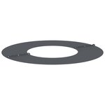vidaXL Anneaux d'arbre plats 5 Pièces Anthracite Ø30 / 60 cm Acier