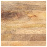 vidaXL Dessus de table 60x60x2 5 cm carré bois massif manguier