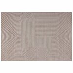 vidaXL Tapis de surface HUARTE Beige 280 x 200 cm Polyester