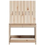 vidaXL Chaise de jardin 50 5x55x77 cm bois de pin massif