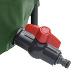 vidaXL Réservoir d'eau avec robinet pliable 100 L PVC