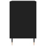 vidaXL Armoire à chaussures Noir 102x36x60 cm Bois d'ingénierie