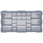 vidaXL Organisateur multi-tiroirs avec 22 tiroirs 49x16x25 5 cm