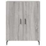 vidaXL Buffet sonoma gris 69 5x34x90 cm bois d'ingénierie