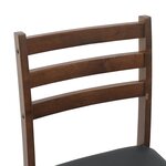 vidaXL Chaises de salle à manger 2 Pièces Marron Clair