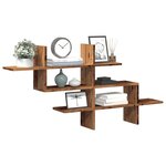vidaXL Étagère murale vieux bois 124 5x18x60 5 cm bois d'ingénierie