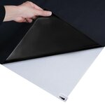 vidaXL Film de fenêtre statique Noir 90 x 1000 cm PVC