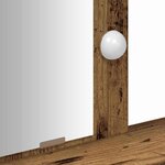 vidaXL Table de Toilette Marron 100 x 41 x 140 cm Bois d'ingénierie