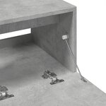 vidaXL Armoire d'évier gris béton 78x37x59 cm Bois d'ingénierie