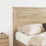 vidaXL Tête de lit Chêne Sonoma 135 cm Bois d'ingénierie