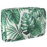 vidaXL Coussin sur palette pour dossier design feuilles 60x40x12 cm tissu Oxford