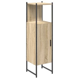 vidaXL Armoire Haute de Rangement Chêne Clair Bois d'ingénierie